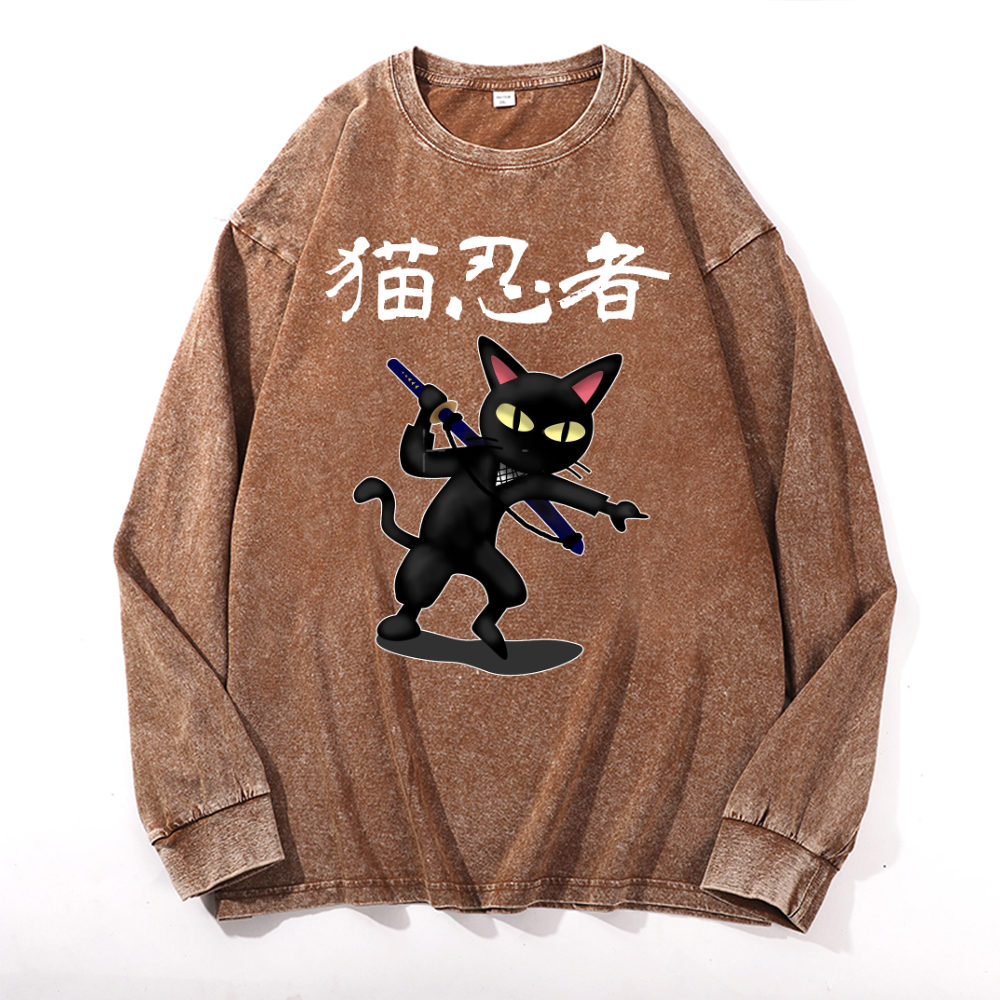 Duck Vintage Cotton Wash Crewneck Sweatshirt