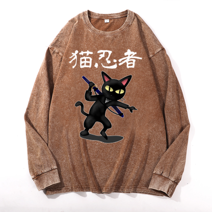 Duck Vintage Cotton Wash Crewneck Sweatshirt