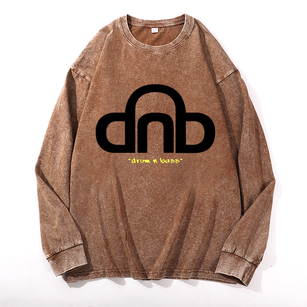 Vintage Cotton Wash Crewneck Sweatshirt