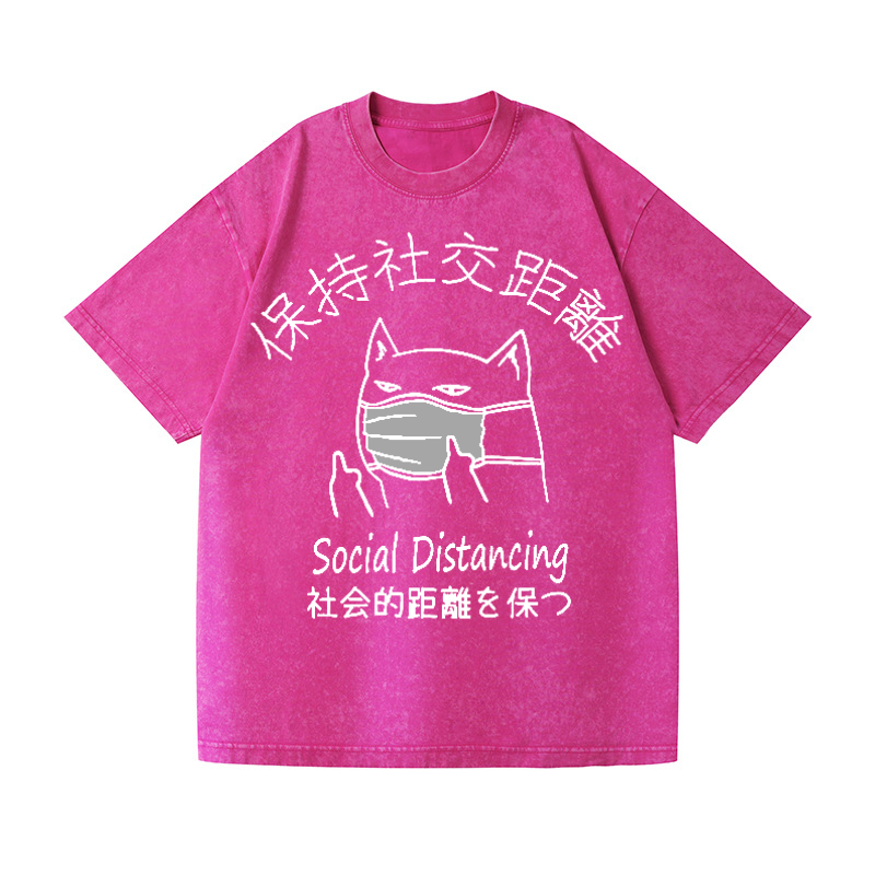 Vintage Wash Japanese Design T-Shirt