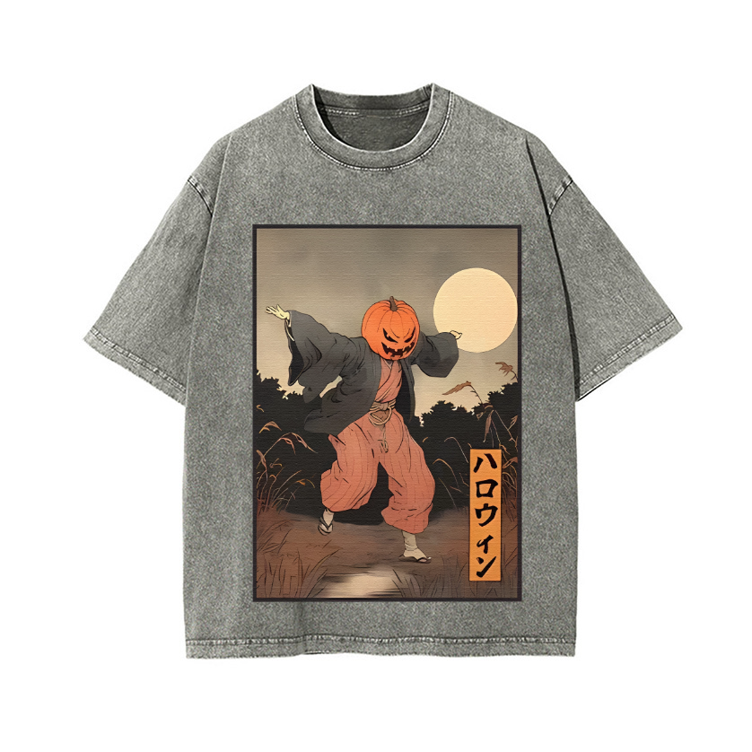 Vintage Wash Japanese Design T-Shirt