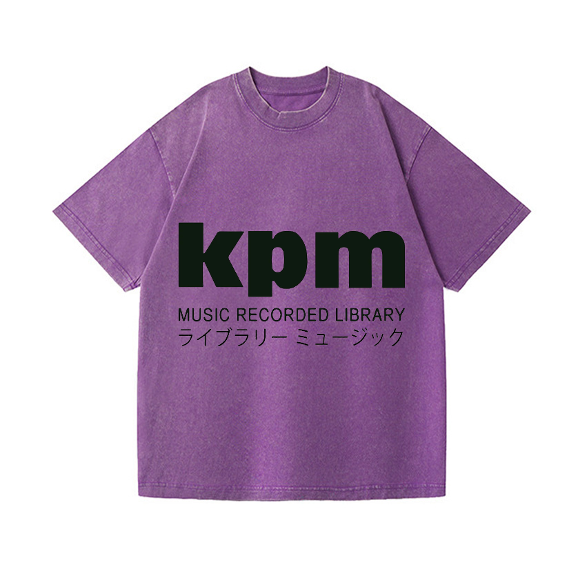 KPM Music Recorded Library Vintage Wash Japanese Design T-Shirt
