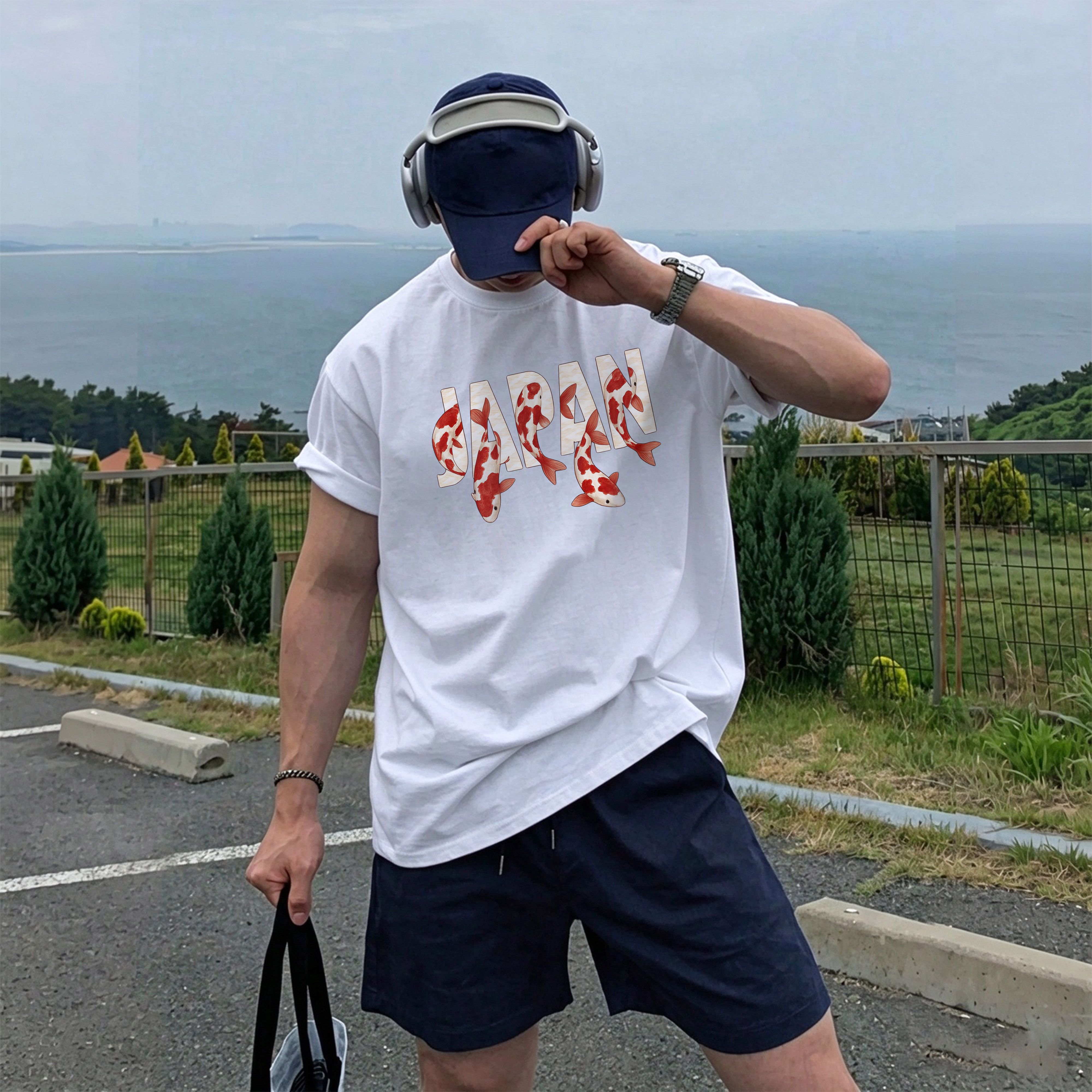 Koi Japan Icon Japanese Style Classic Tee