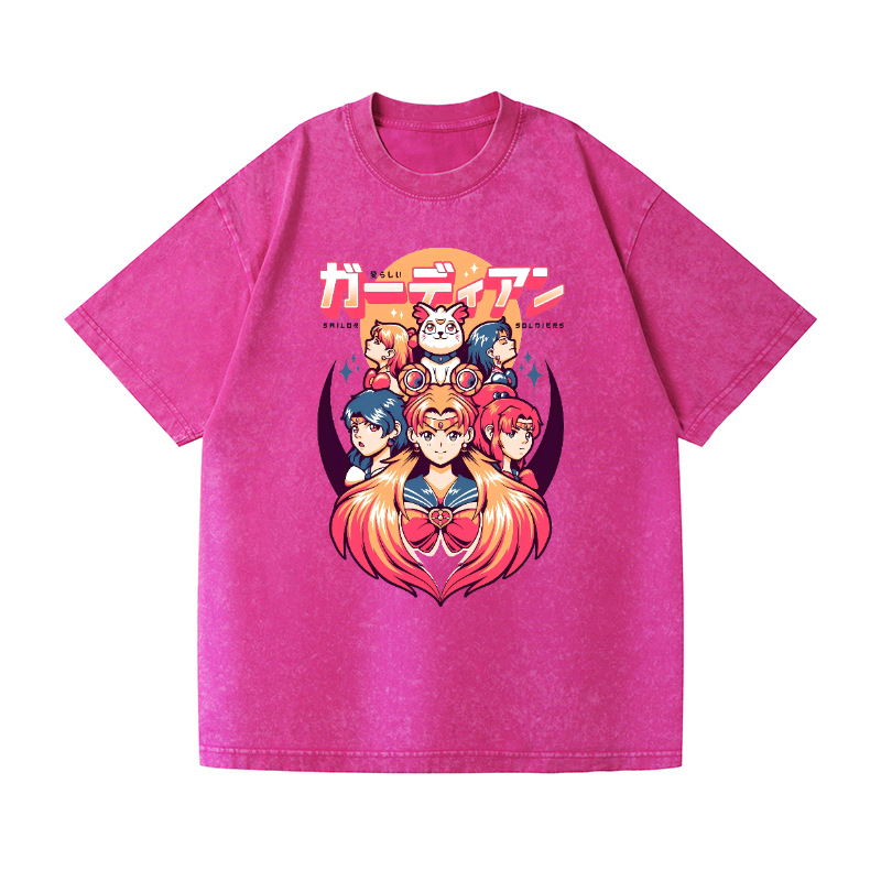 Sailor Moon Vintage Wash Japanese Design T-Shirt