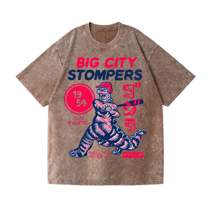 Big City Stompers Vintage Wash Japanese Design T-Shirt