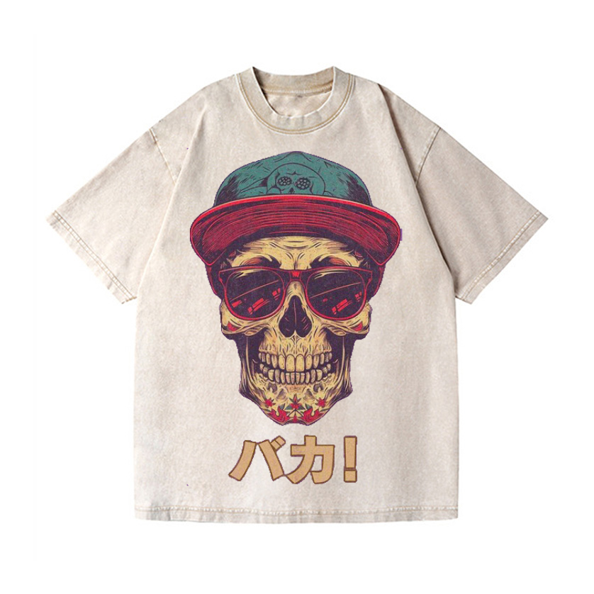 Vintage Wash Japanese Design T-Shirt
