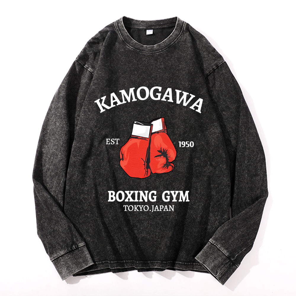 Vintage Cotton Wash Crewneck Sweatshirt
