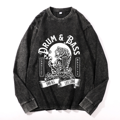 Vintage Cotton Wash Crewneck Sweatshirt