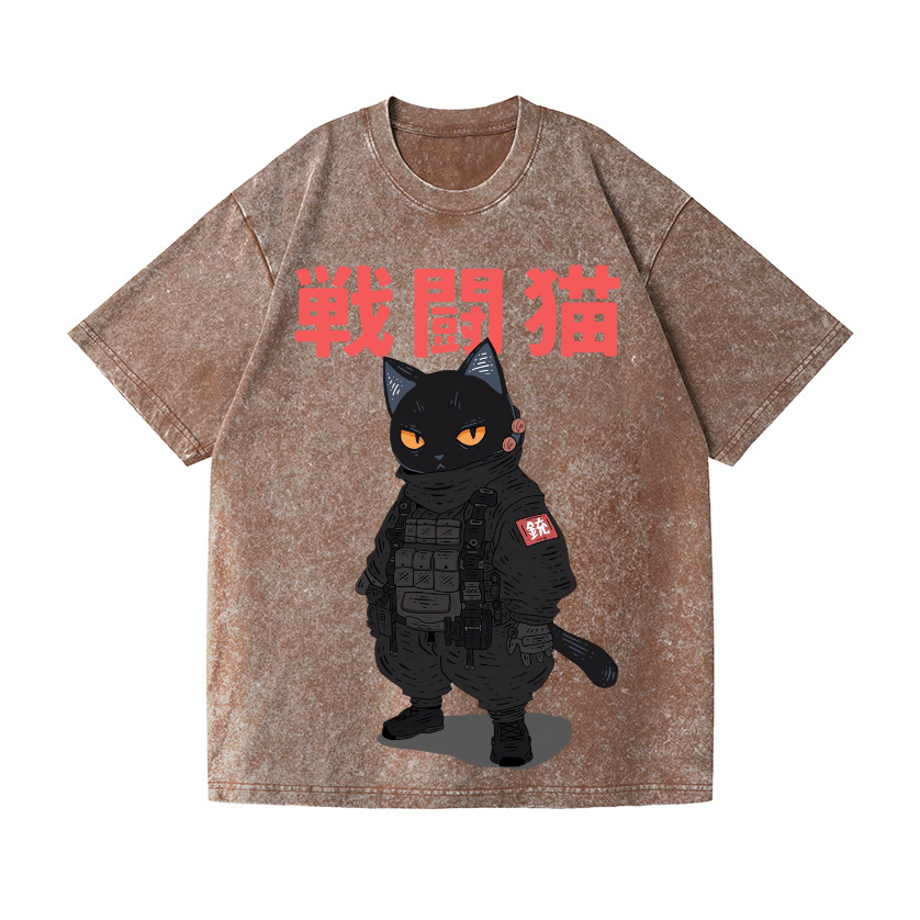 Vintage Wash Japanese Design T-Shirt
