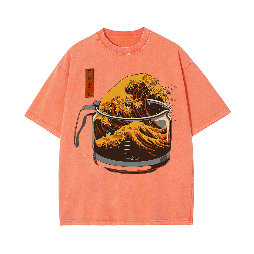 Vintage Wash Japanese Design T-Shirt
