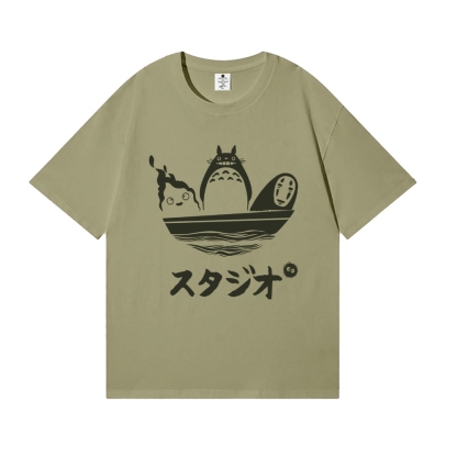 Howl's Moving Castle/My Neighbor Totoro/Spirited Away No Face Kaonashi Ghibli Anime Japanese Style Classic Tee