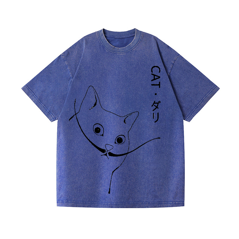 Vintage Wash Japanese Design T-Shirt