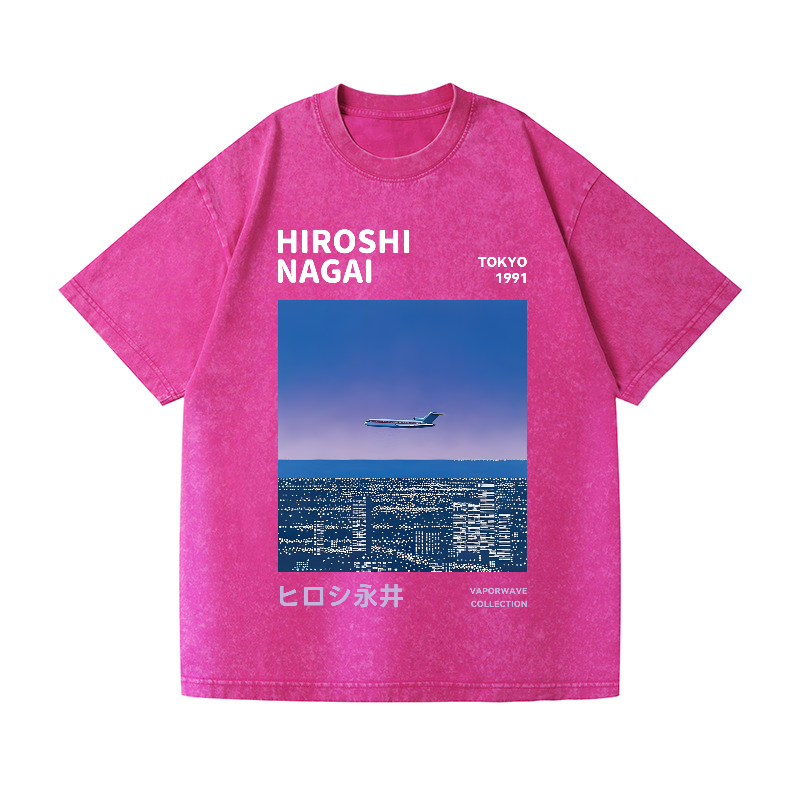 Hiroshi Nagai Vintage Wash Japanese Design T-Shirt
