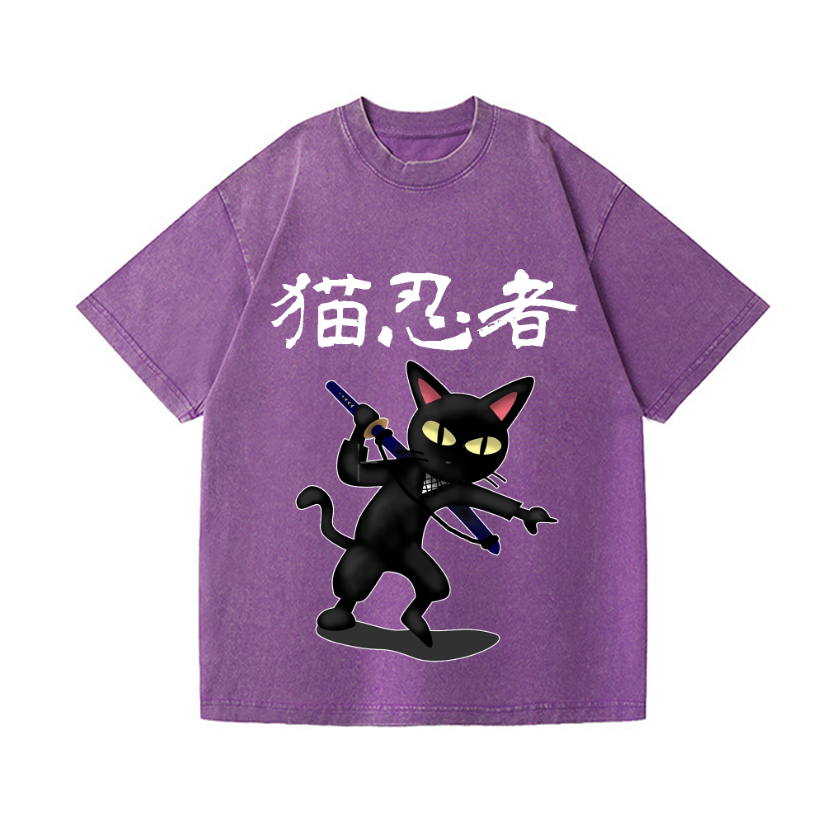 Vintage Wash Japanese Design T-Shirt