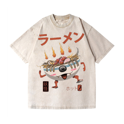 Vintage Wash Japanese Design T-Shirt
