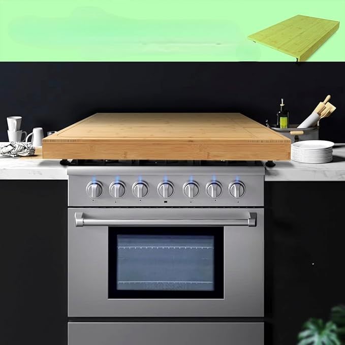 Bamboo Cutting Board and Stovetop Cover