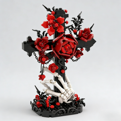 🌹Crimson Cross Building Blocks
