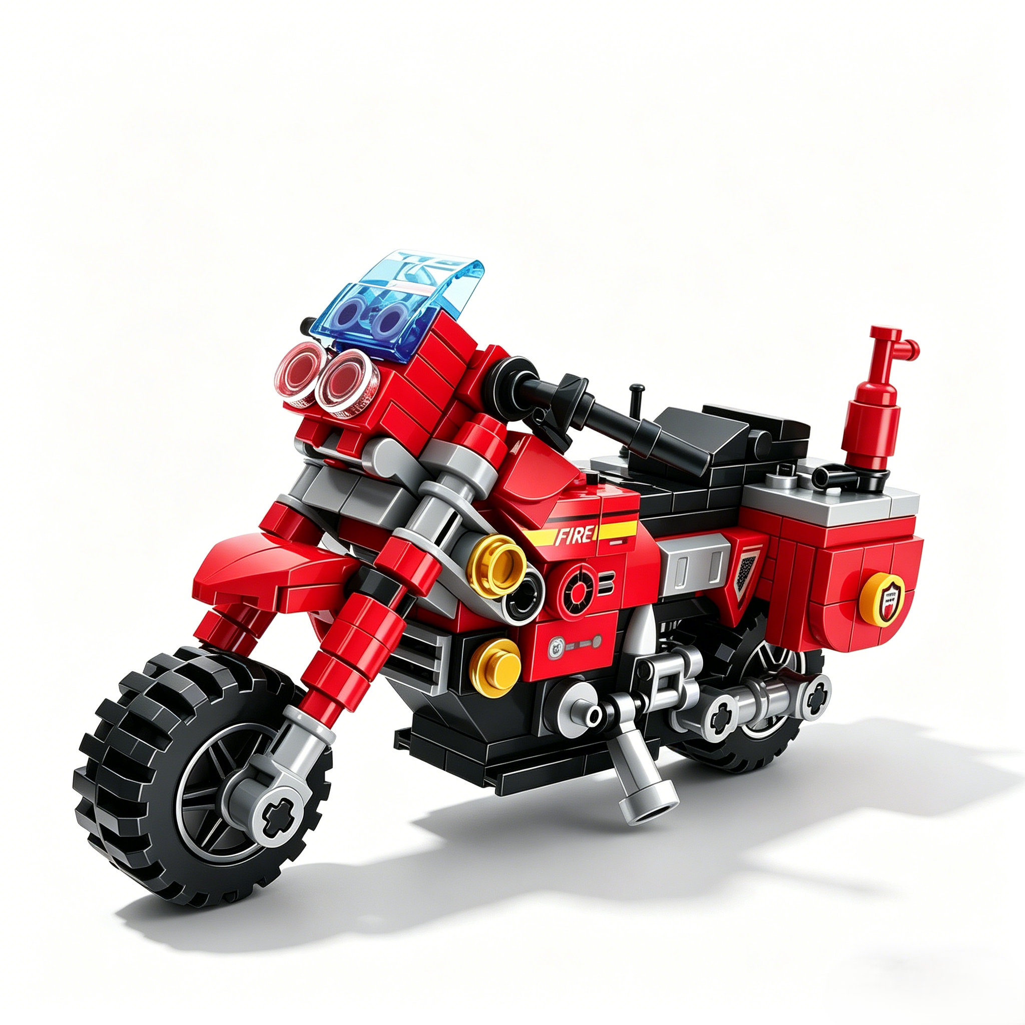 Fire Rescue Motorcycle Building Blocks Set – Children’s Day Gift