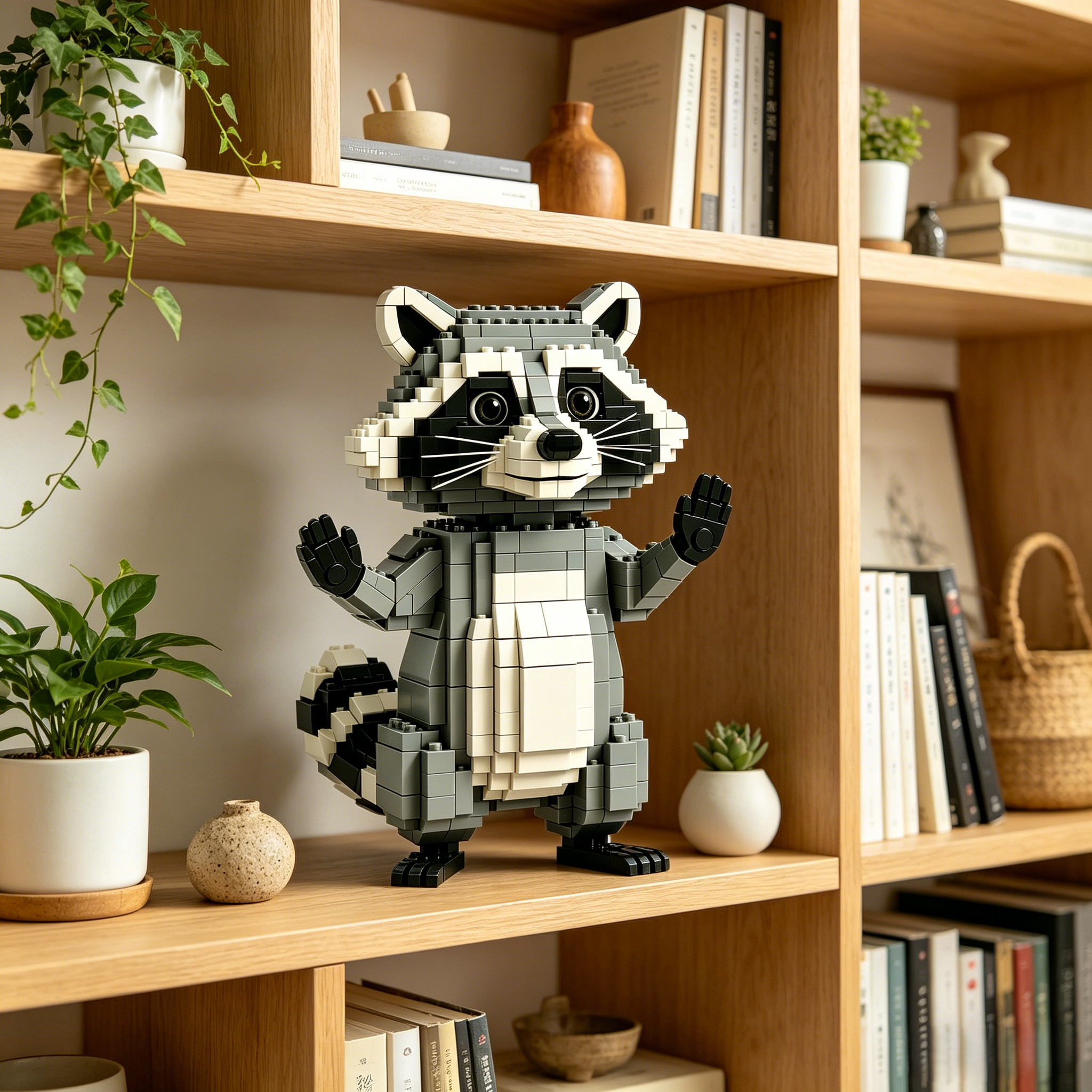 Surrender Raccoon Building Block Set