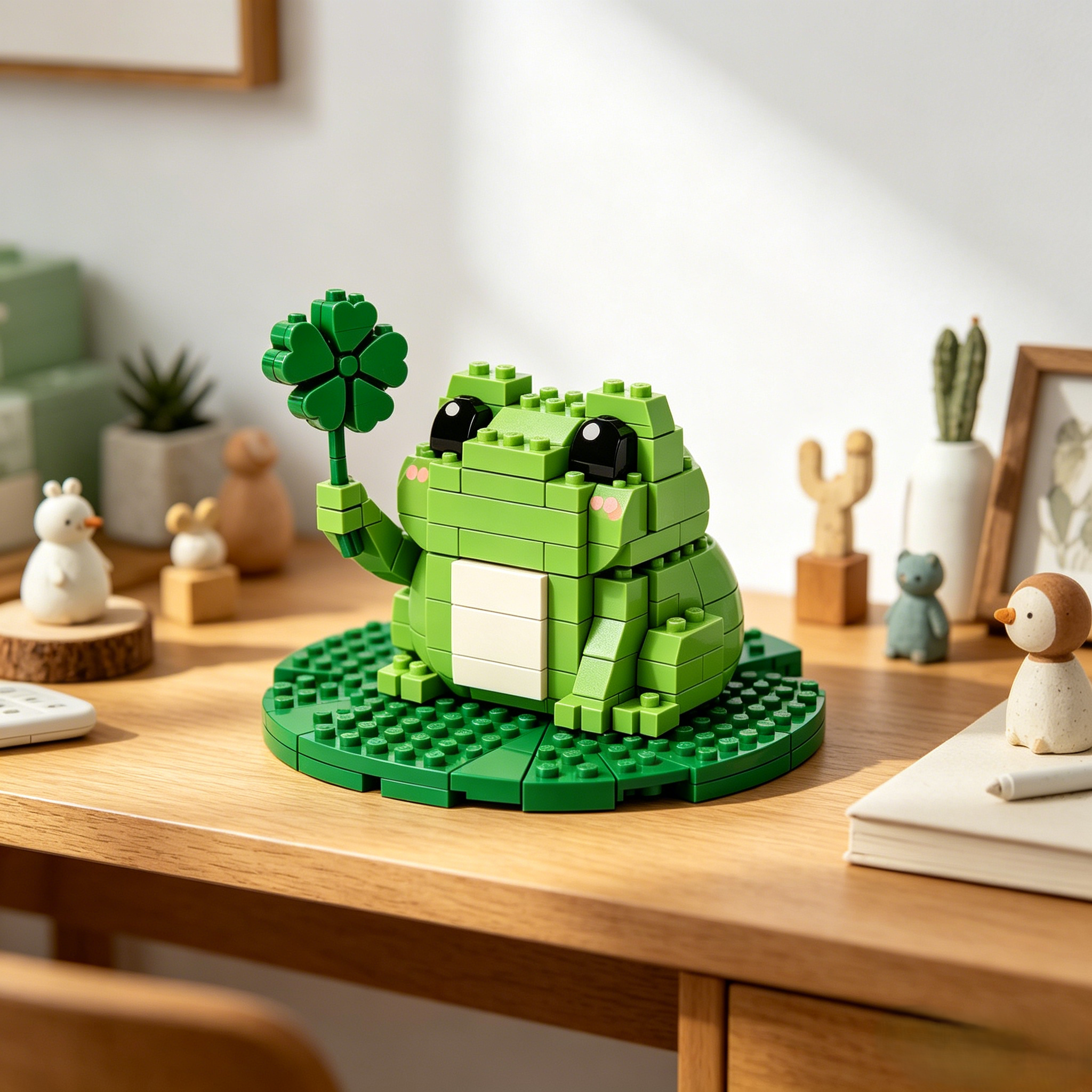 Lucky Grass Frog Building Set
