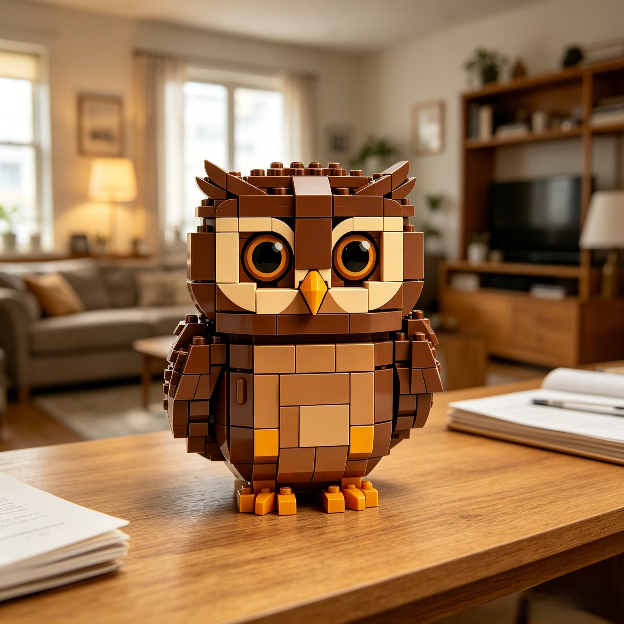 Midnight Owl Building Block Set