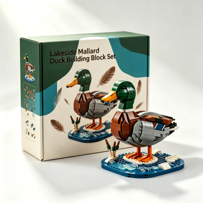 Lakeside Mallard Duck Building Block Set 