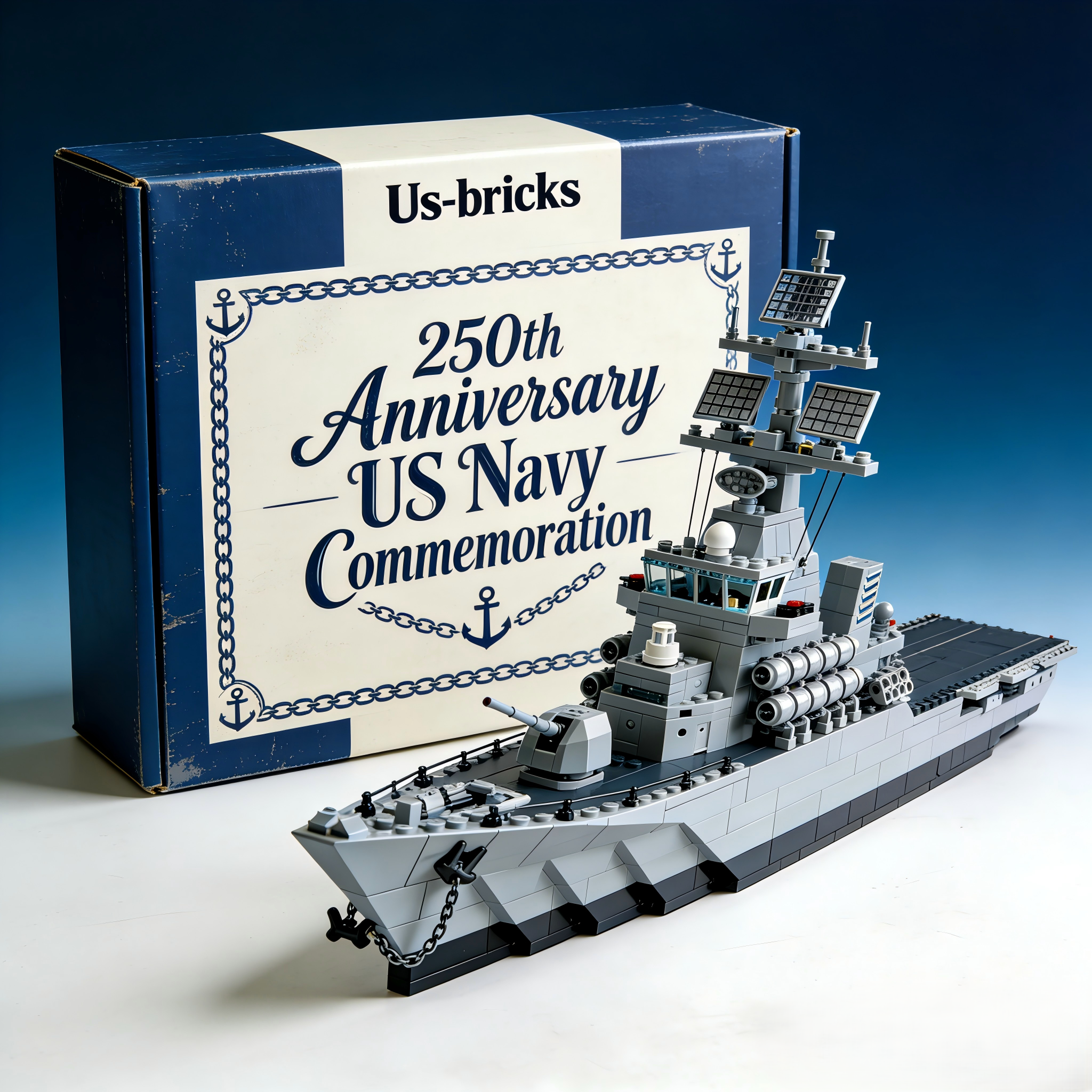 🌊🌟 Timeless Naval Tribute — Limited 250-Year Warship Kit