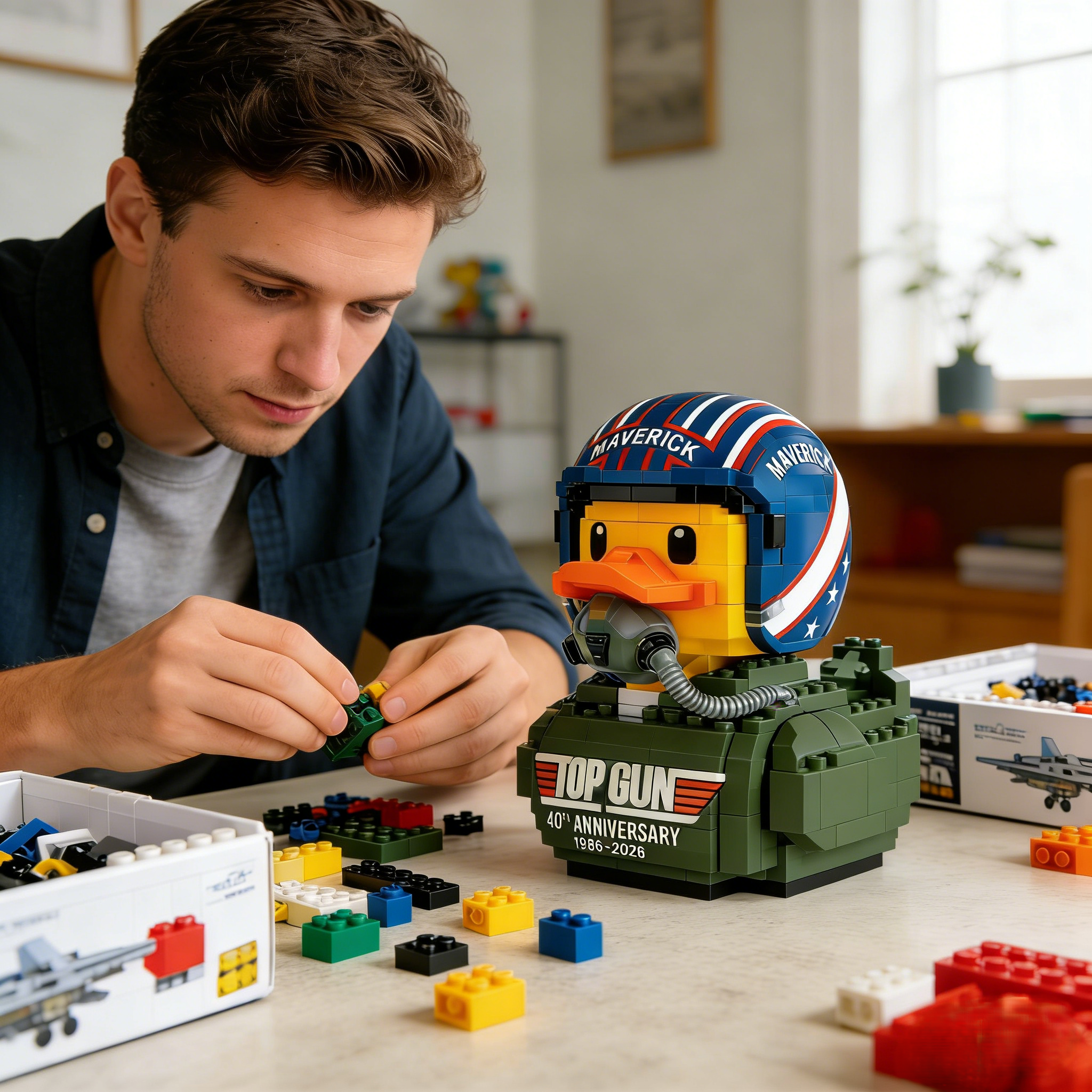 40th Anniversary Pilot Duck Building Blocks