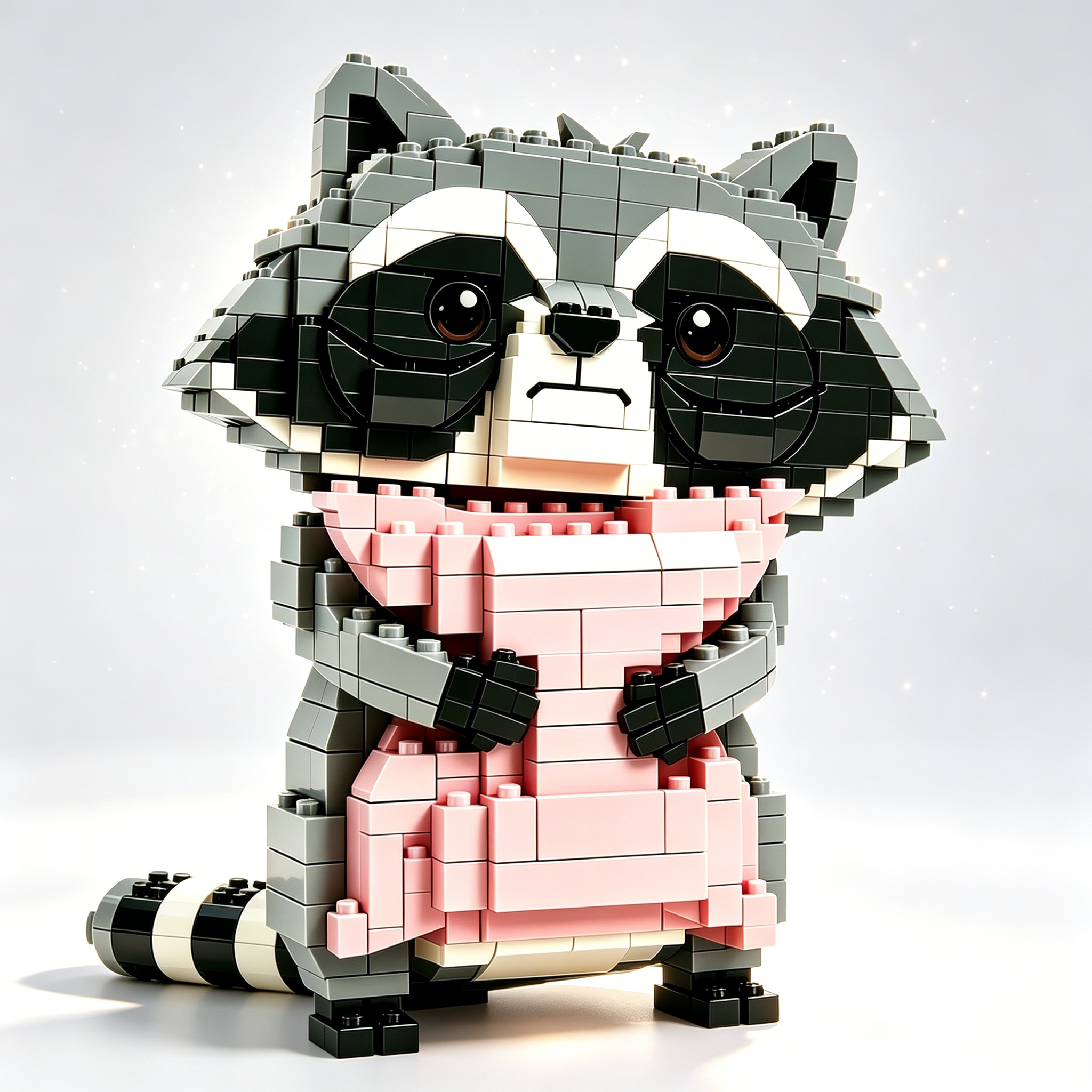 Sleepy Raccoon Building Block Set