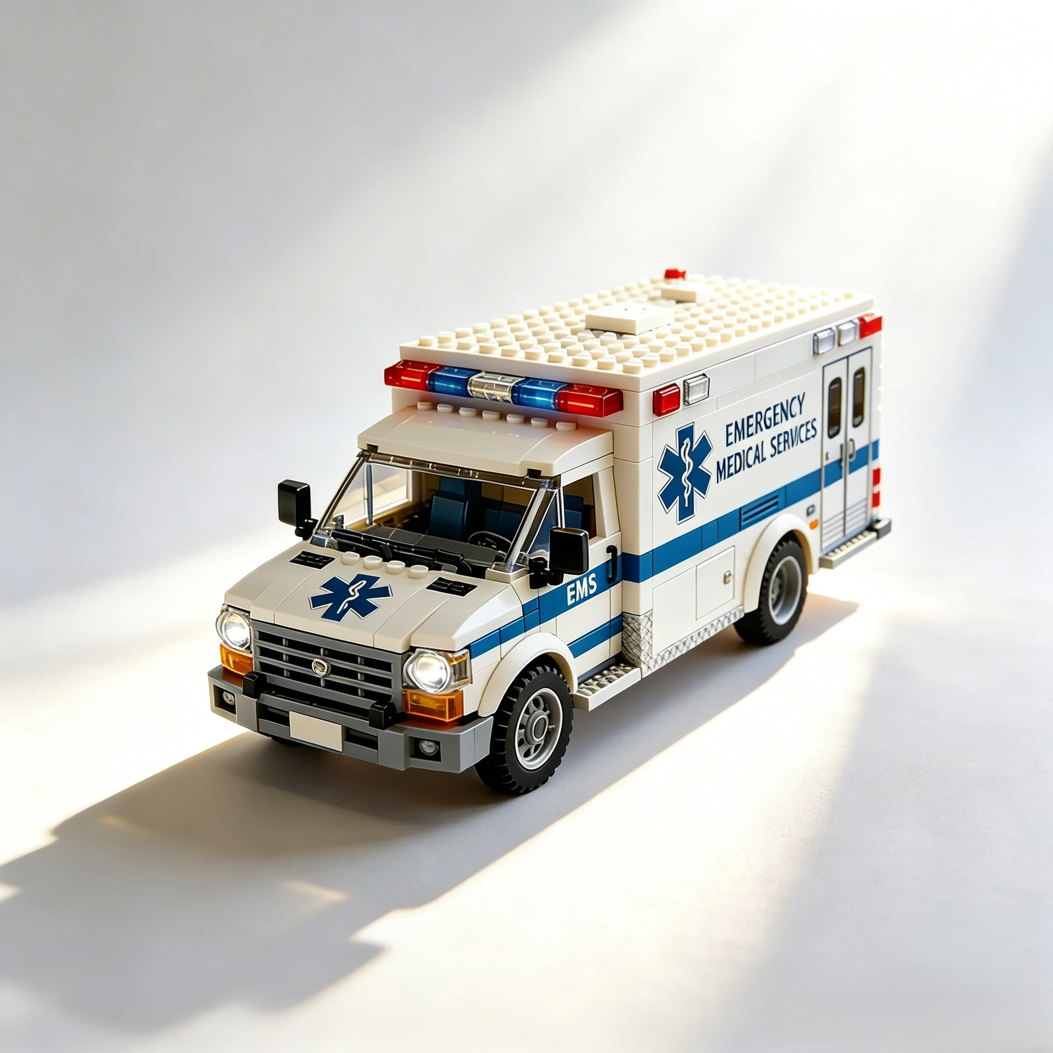 Emergency Rescue Ambulance Brick Set – Honor the Heroes Who Save Lives