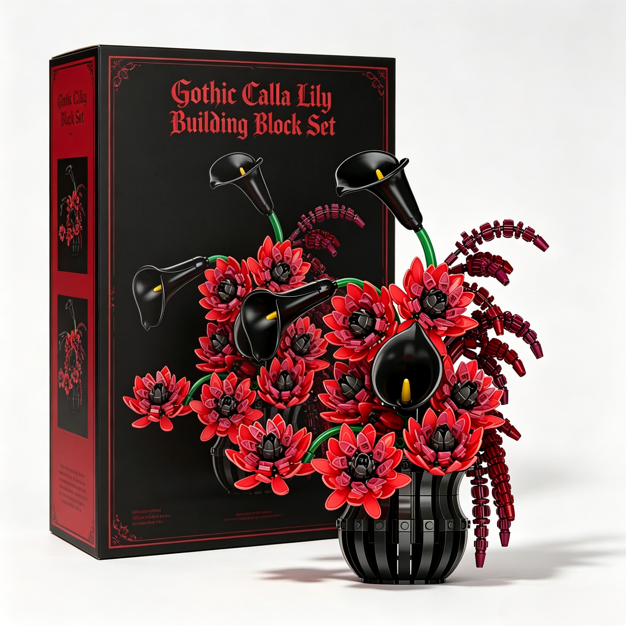 Gothic Calla Lily Building Block Set