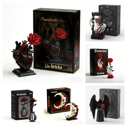 Gothic Dark Romance Brick Set (6-Piece Collection)⚠️