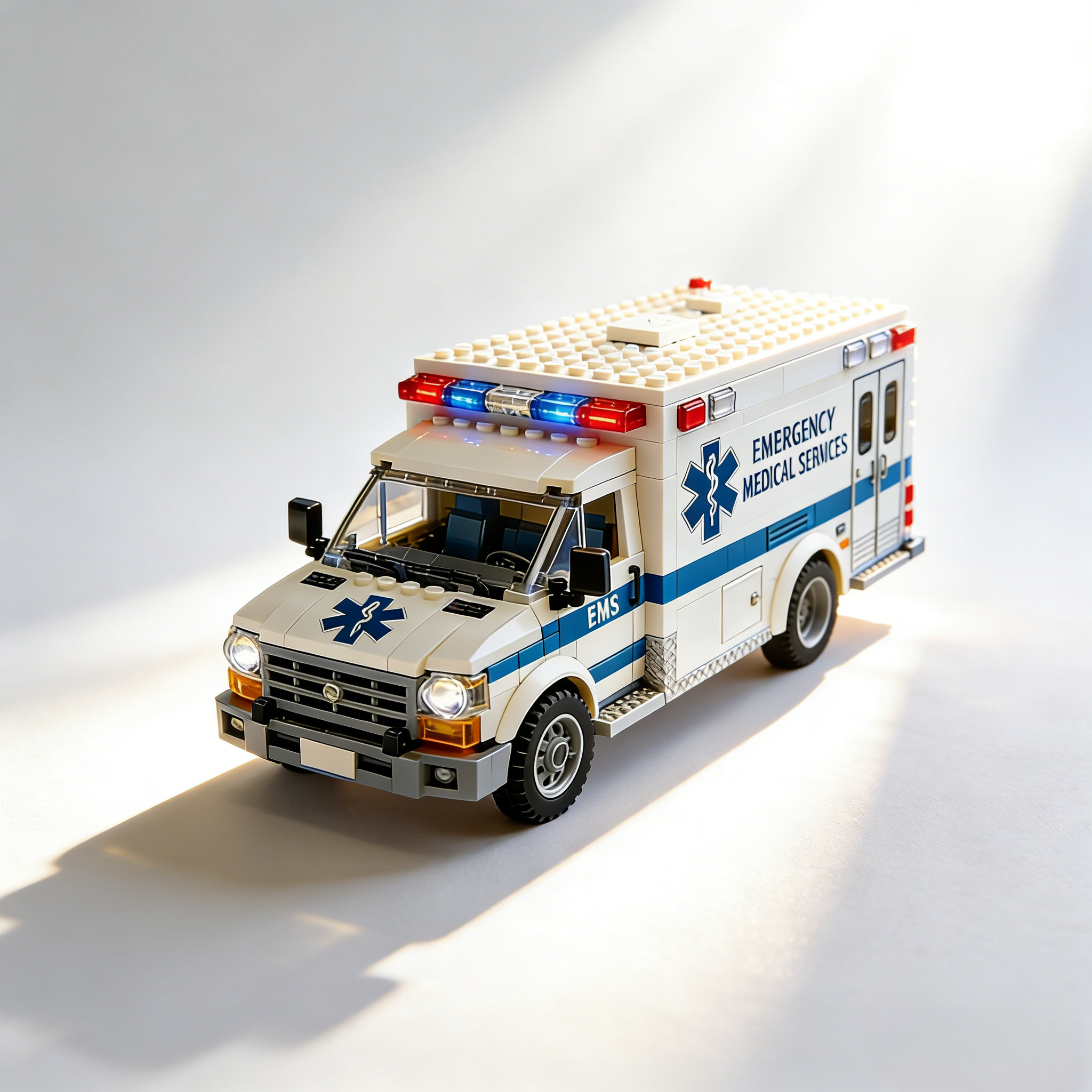Emergency Rescue Ambulance Brick Set – Honor the Heroes Who Save Lives