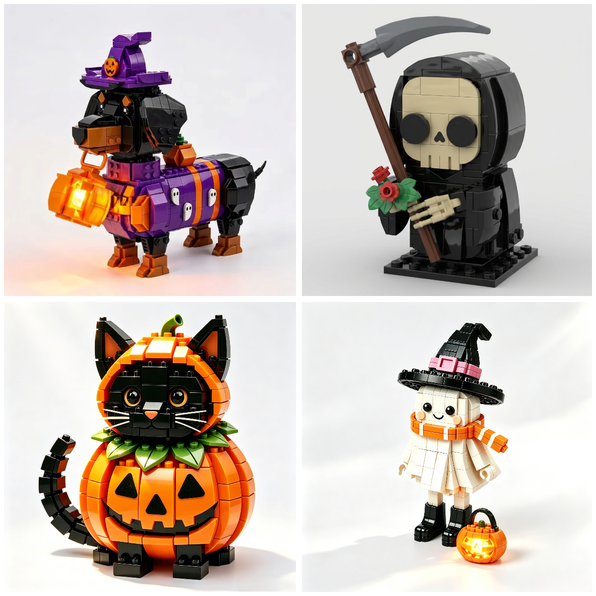 Spooky Halloween Gift Collection Building Block Set