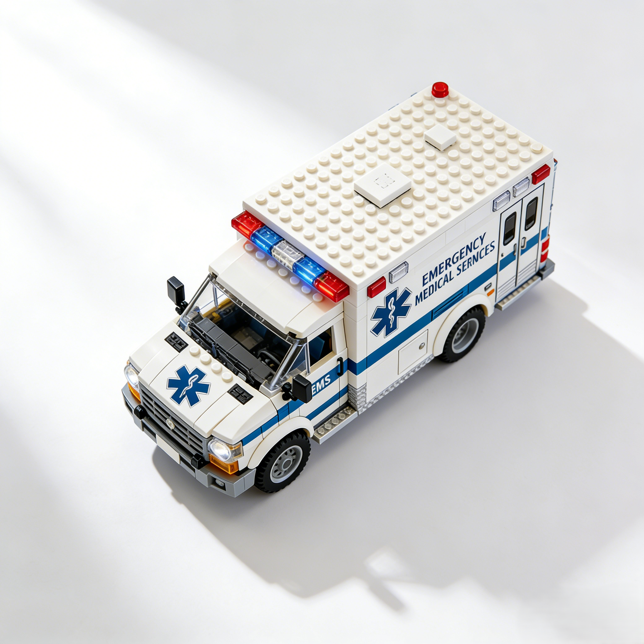 Emergency Rescue Ambulance Brick Set – Honor the Heroes Who Save Lives