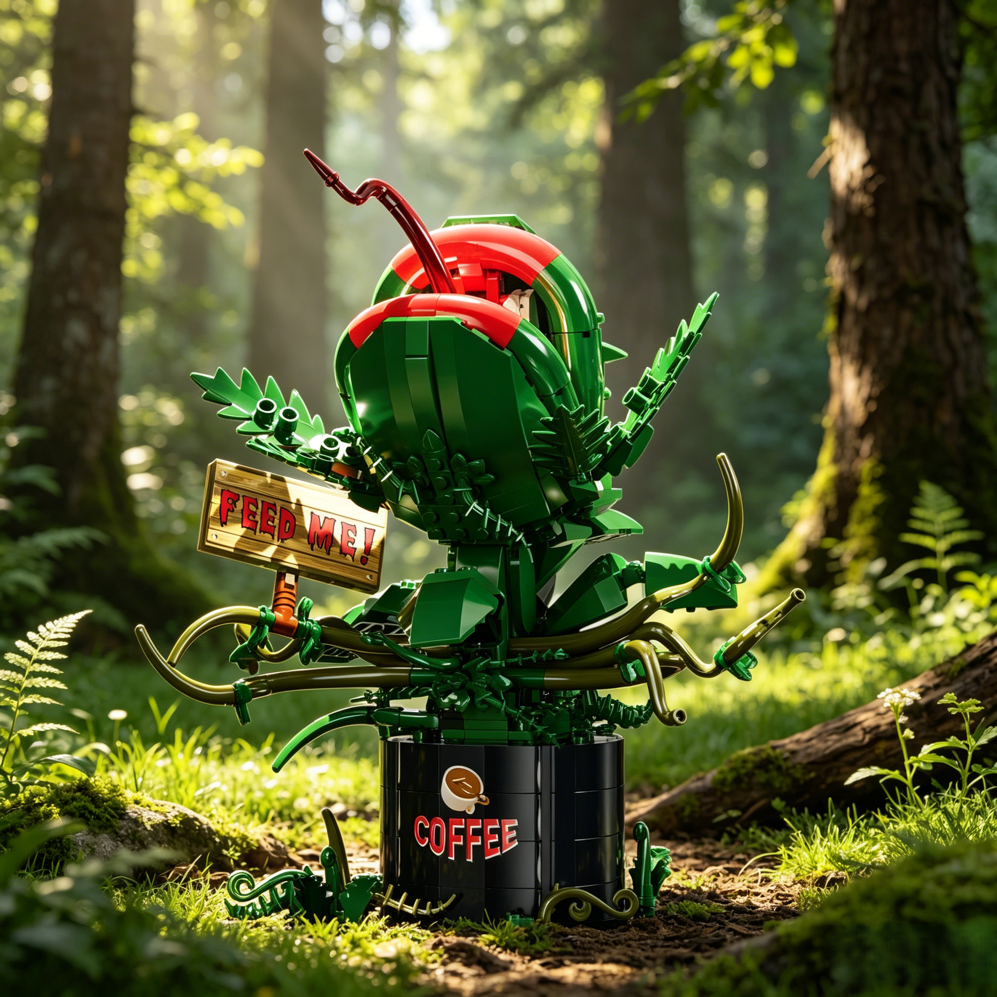 Crazy Man-eating Plant Building Set
