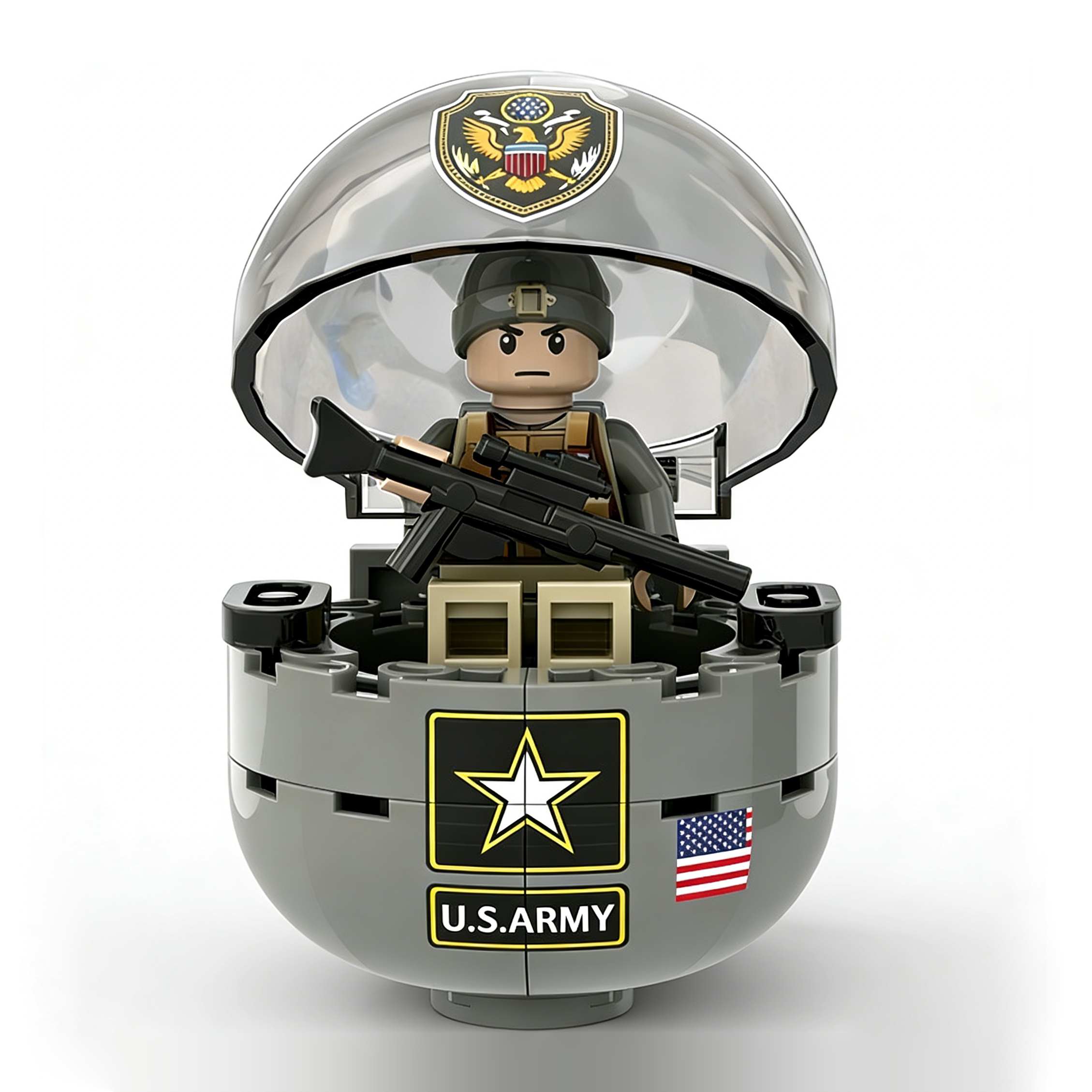 U.S. Military Patriotic Ornament Building Blocks | 100% Made in the USA 🇺🇸