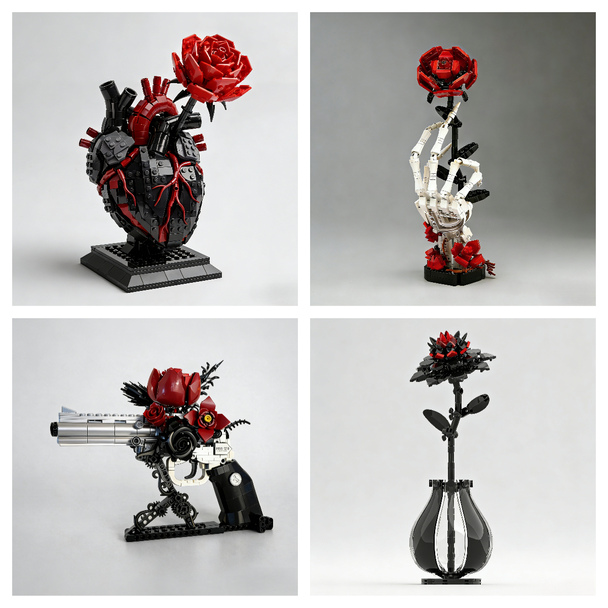 🌹🖤Midnight Rose – 2026 Gothic Limited Edition Brick Set