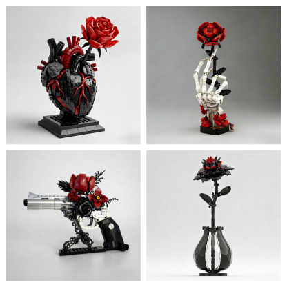 🌹🖤Midnight Rose – 2026 Gothic Limited Edition Brick Set