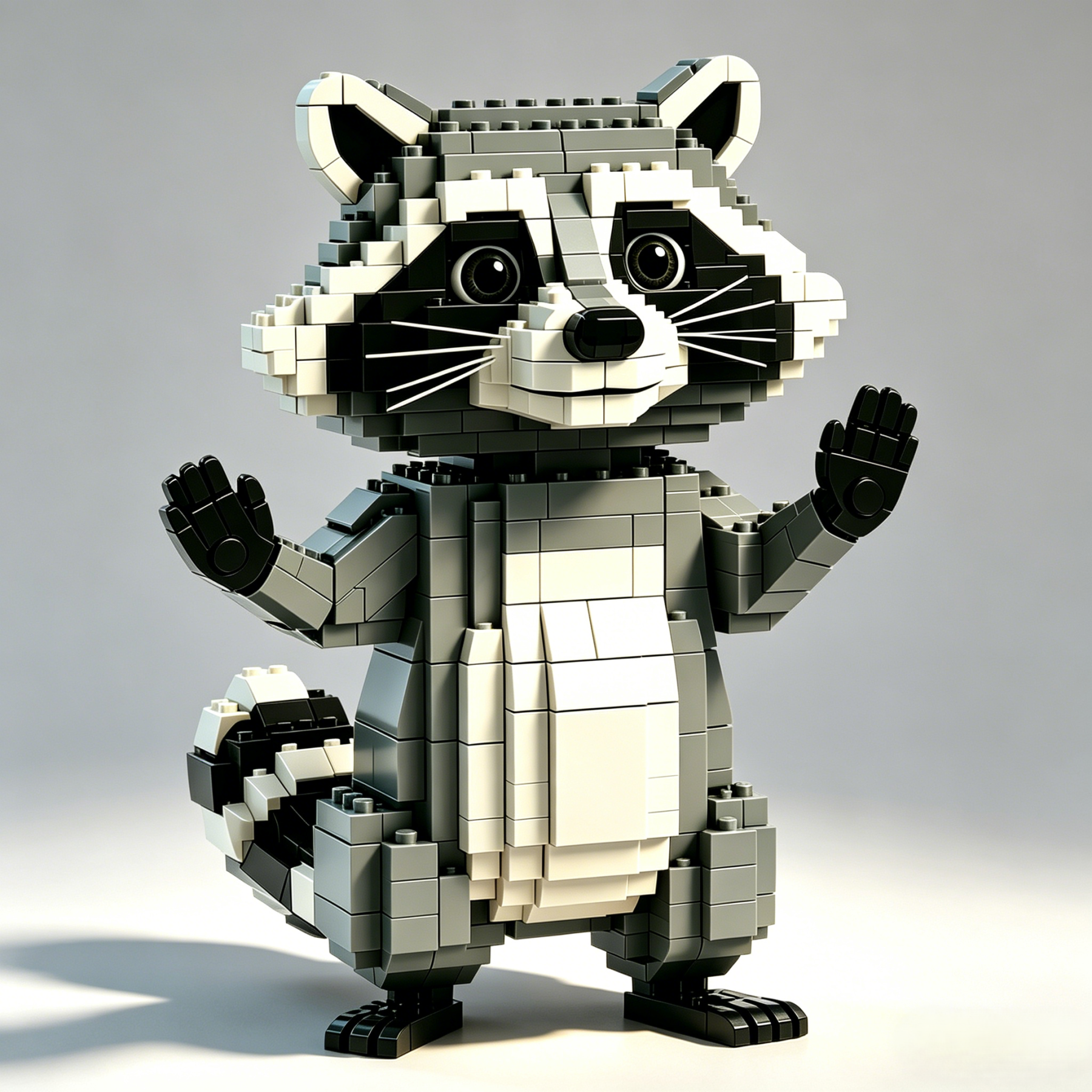 Surrender Raccoon Building Block Set