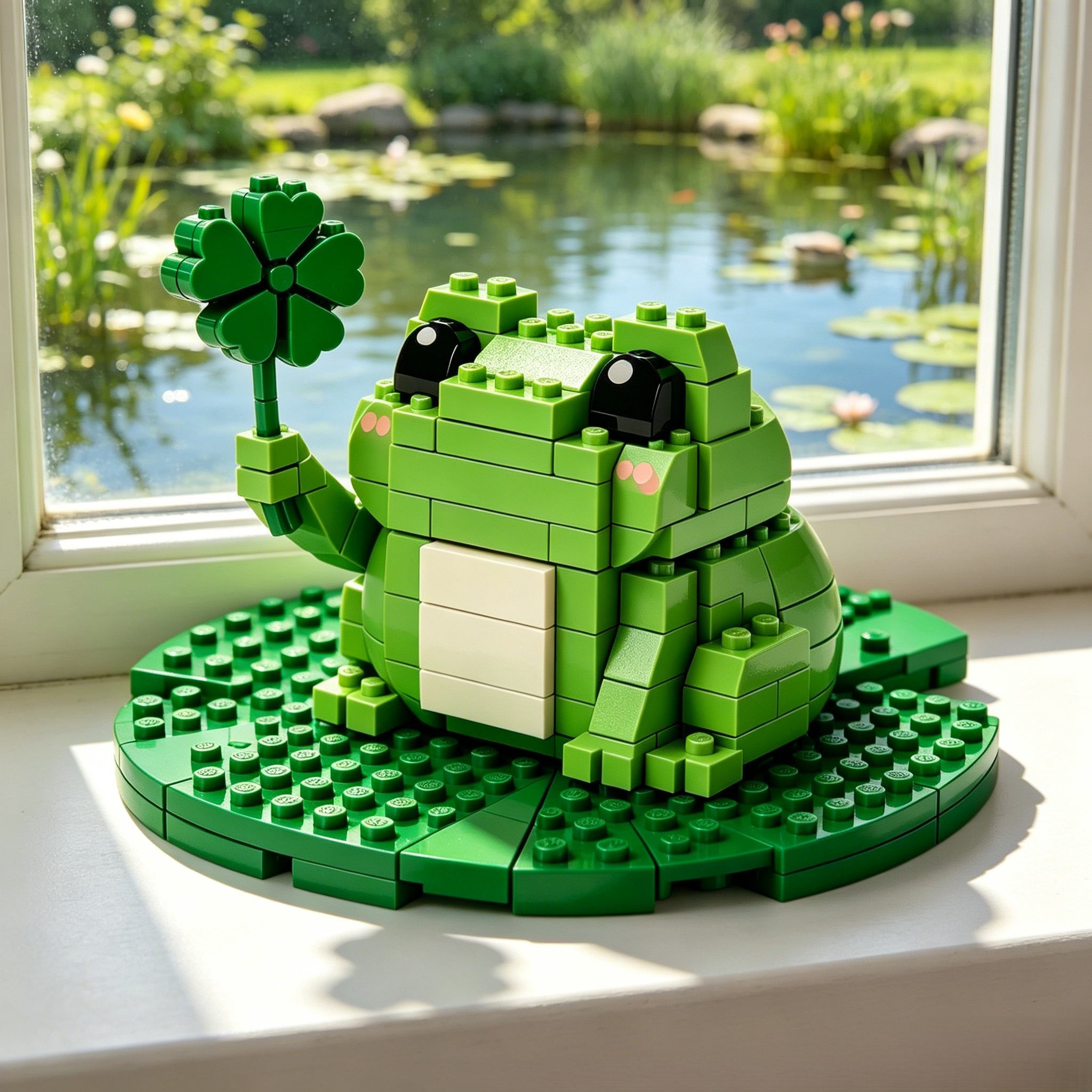 Lucky Grass Frog Building Set