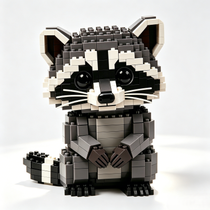 "Are you okay?" Raccoon Building Set