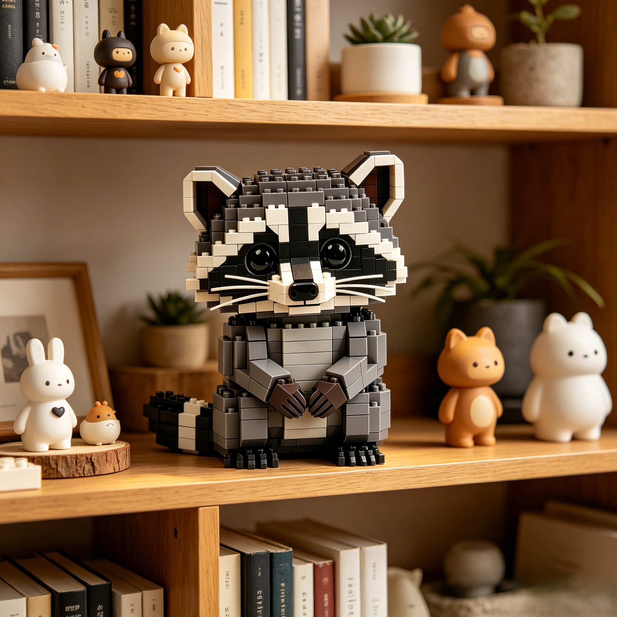 "Are you okay?" Raccoon Building Set