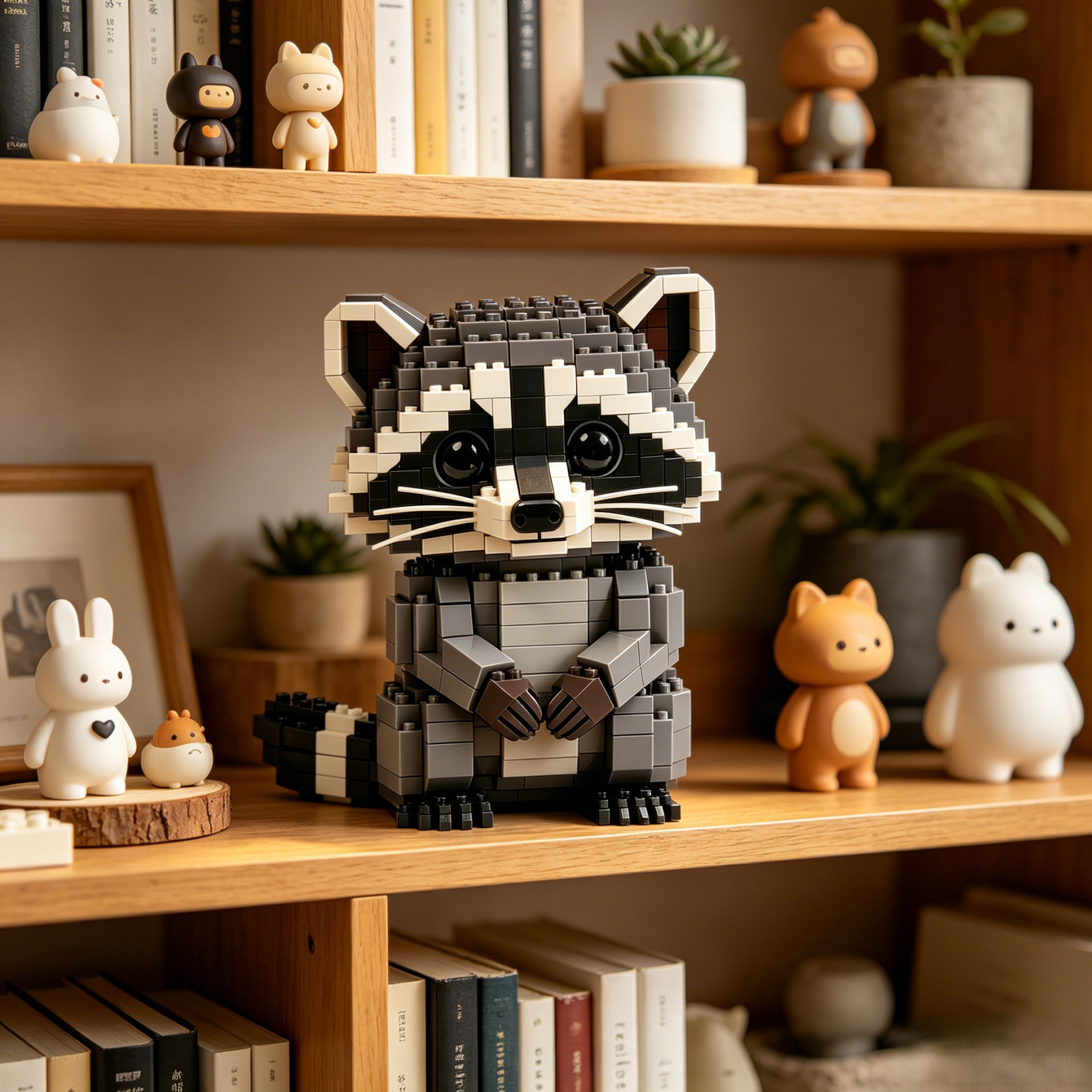 "Are you okay?" Raccoon Building Set