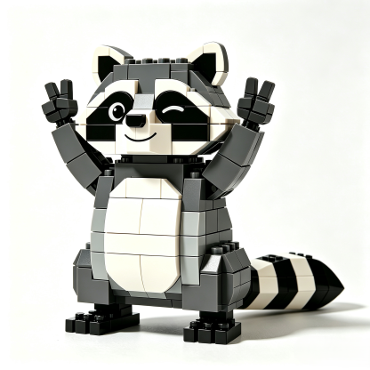 Adorable Animal Squad Building Block Set