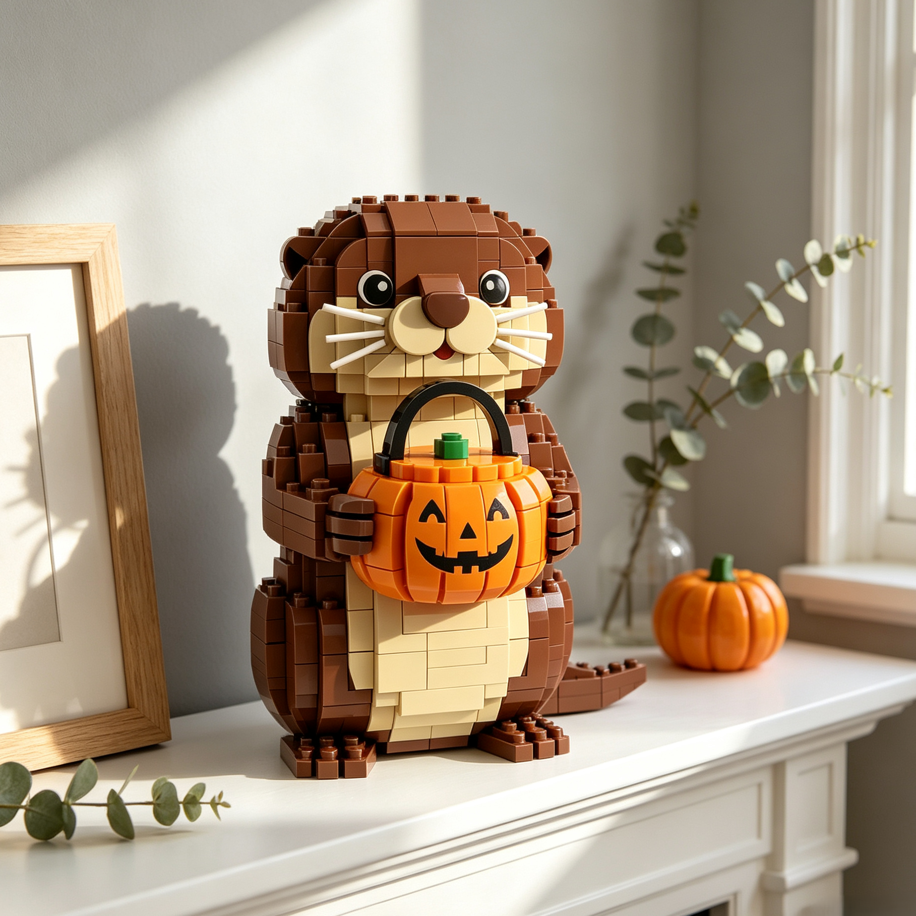 Trick-or-Treat Otter Building Block Set