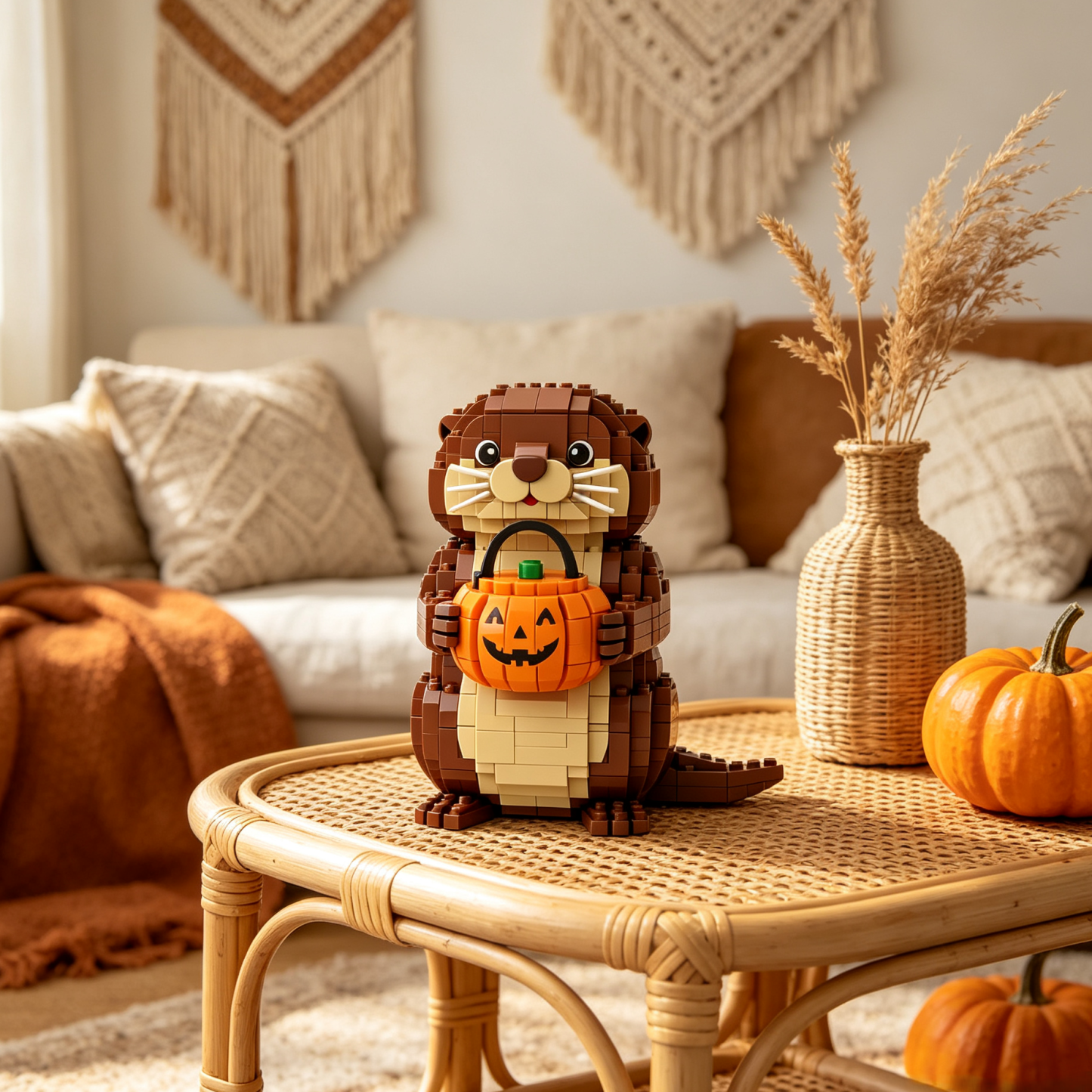 Trick-or-Treat Otter Building Block Set