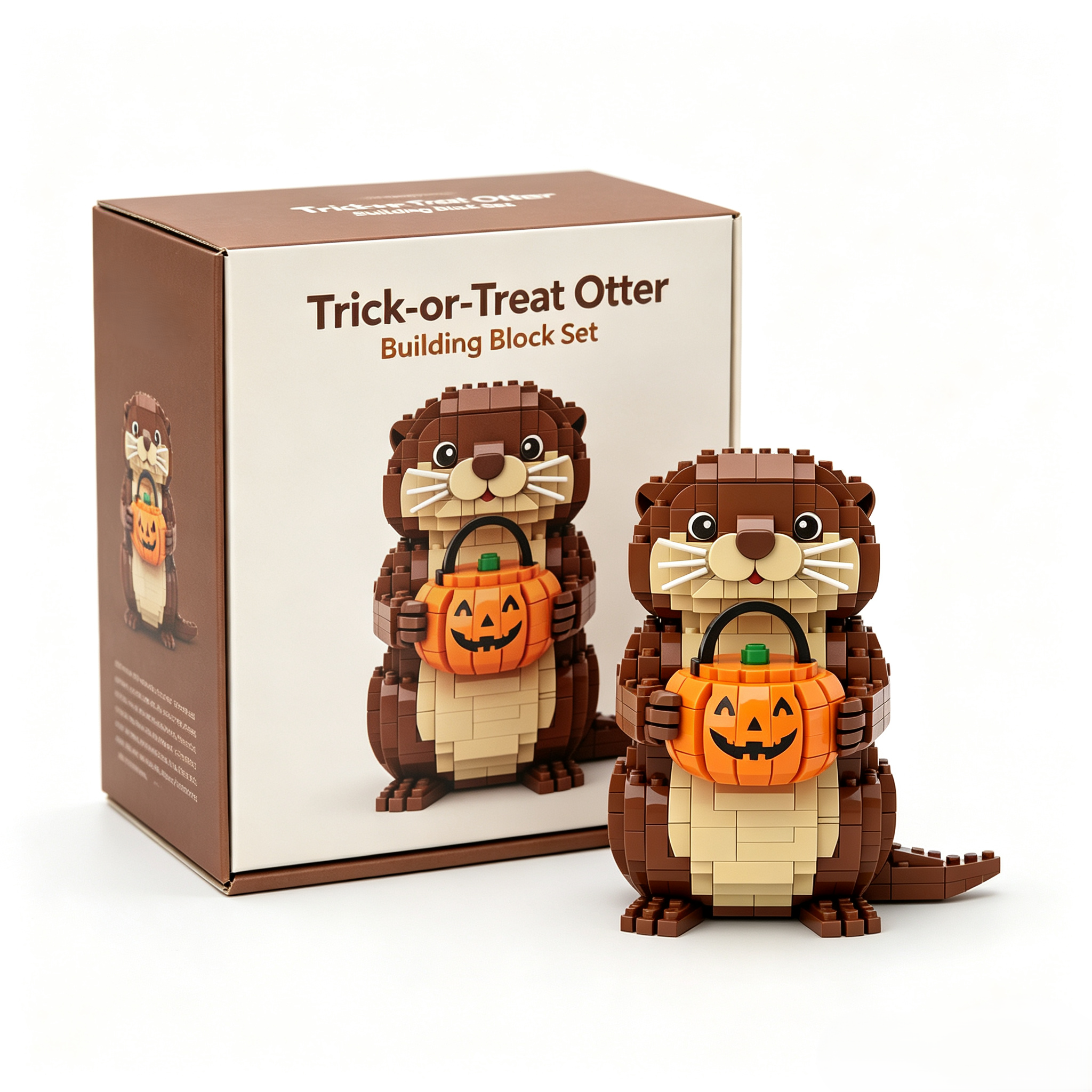 Trick-or-Treat Otter Building Block Set
