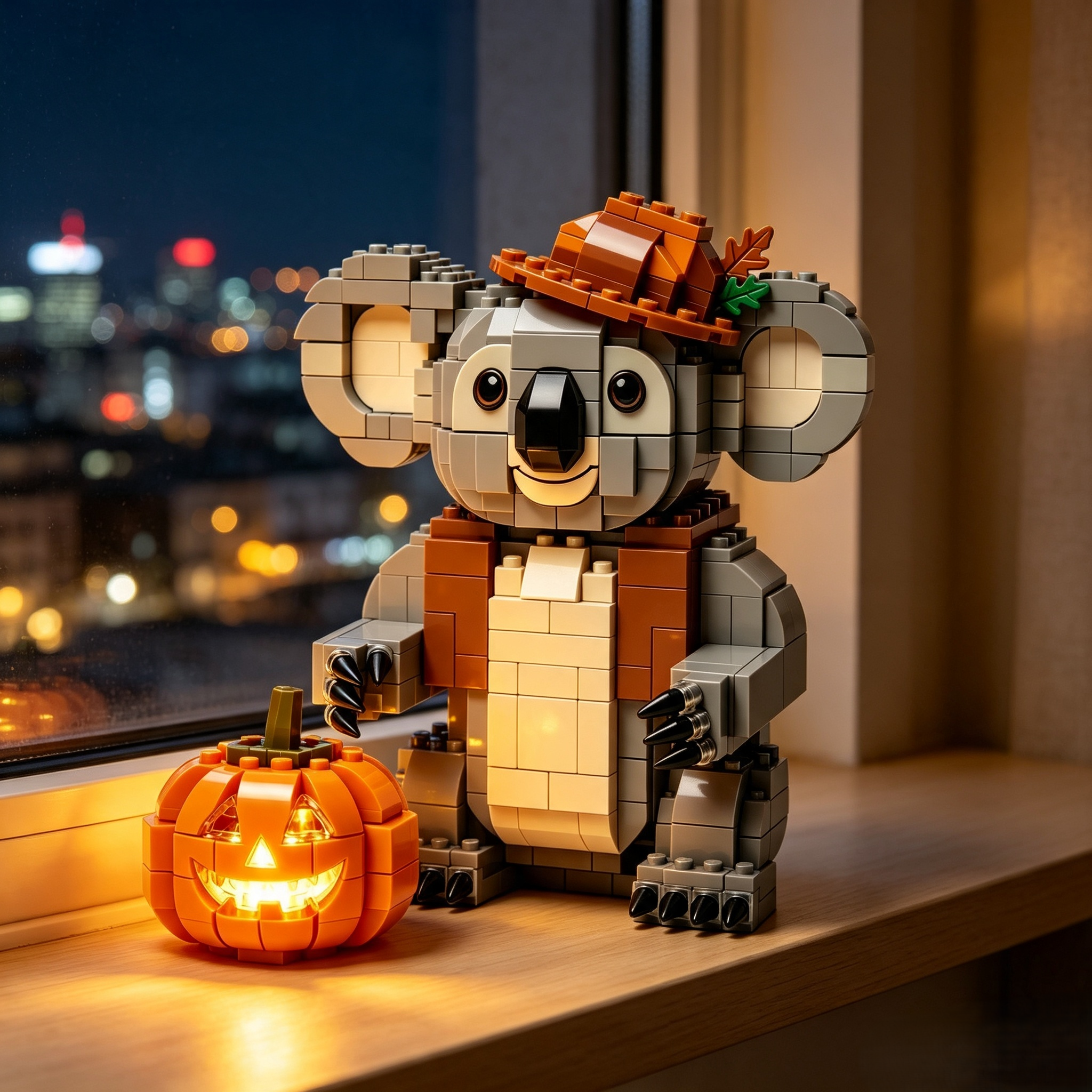 Halloween Night Koala Building Block Set