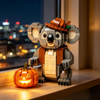 Halloween Night Koala Building Block Set